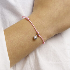 Klapoorringen zirkonia wit 1 micron