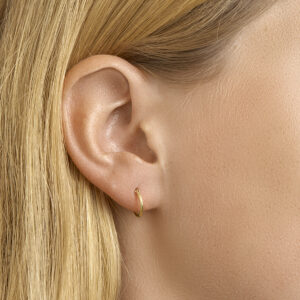 Klapoorringen kleursteen