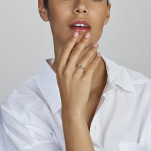 Armband satijn beige 13 - 26 cm