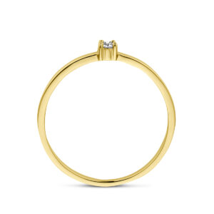 Oorknoppen diamant 0.10ct (2x 0.05ct) h si