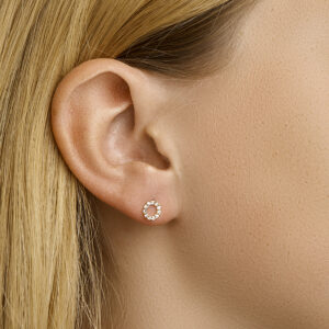 Ring bloem en zirkonia