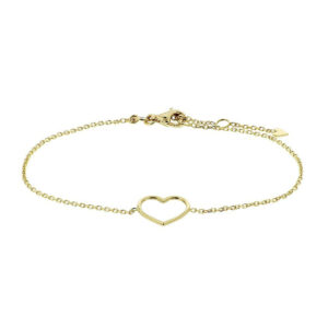 Armband klavertje 4 parelmoer 16 - 18 cm