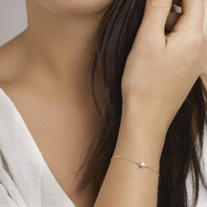 Ring diamant 0.47ct h si