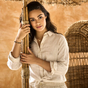 Oorringen gedraaid zwart emaille 1 micron