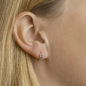 Oorknoppen blauw topaas