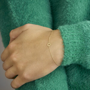 Oorknoppen turquoise emaille en groen zirkonia