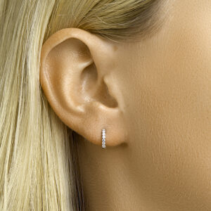 Klapoorringen gedraaid