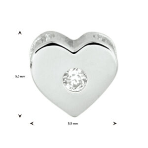 Oorringen 2,5 mm ronde buis 1 micron